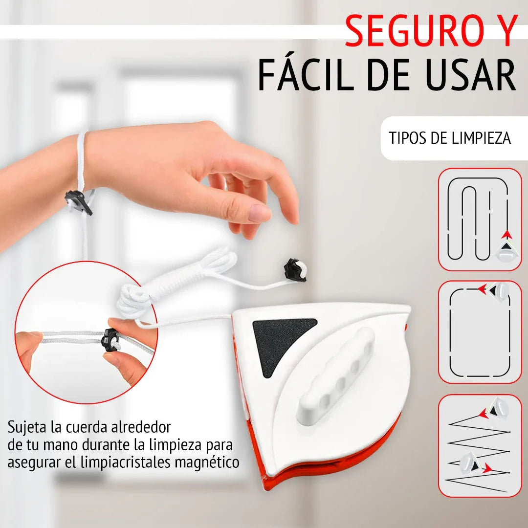FastClean™ - Limpia Vidrios Magnético