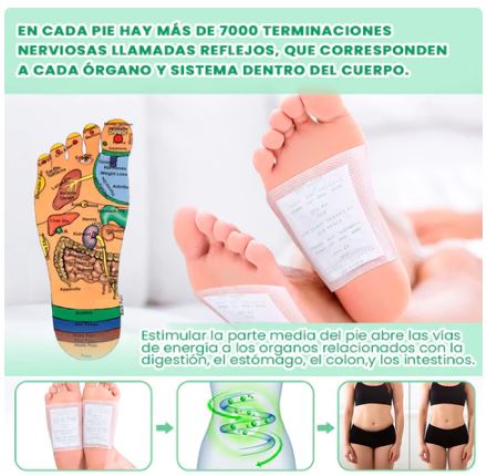 2X1 PACK DE 10 PARCHES DESINTOXICANTE KINOKI + envió GRATIS