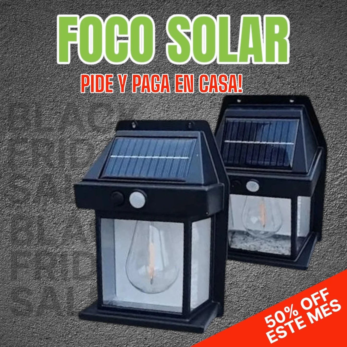 🌟 Foco Solar de Pared 🌱+ENVIO GRATIS